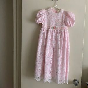 Jayne Copeland Lace Dress Girls 6X Pre owned